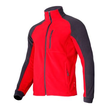 Bluza polar czerwono-szara roz. L - LAHTI PRO