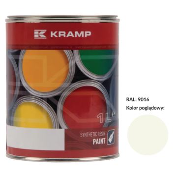 Lakier biały beskidzki (RAL 9016) 1l - KRAMP
