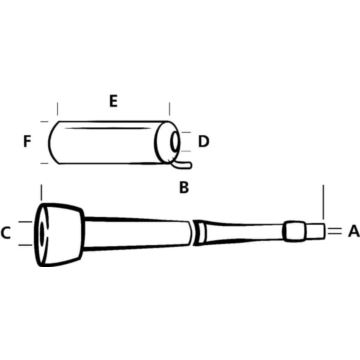 Gumy strzykowe 8 mm - 4 szt - FARMA