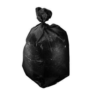 Worki na śmieci czarne LDPE 120l 10 szt. rolka