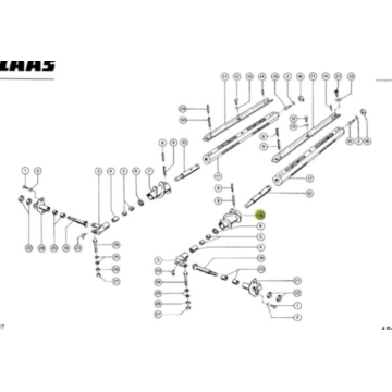 Ślimak lewy rotora / zrywacza CLAAS 692932