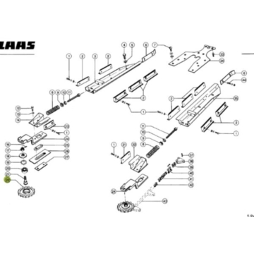 Koło zębate Z-17 CLAAS 677242