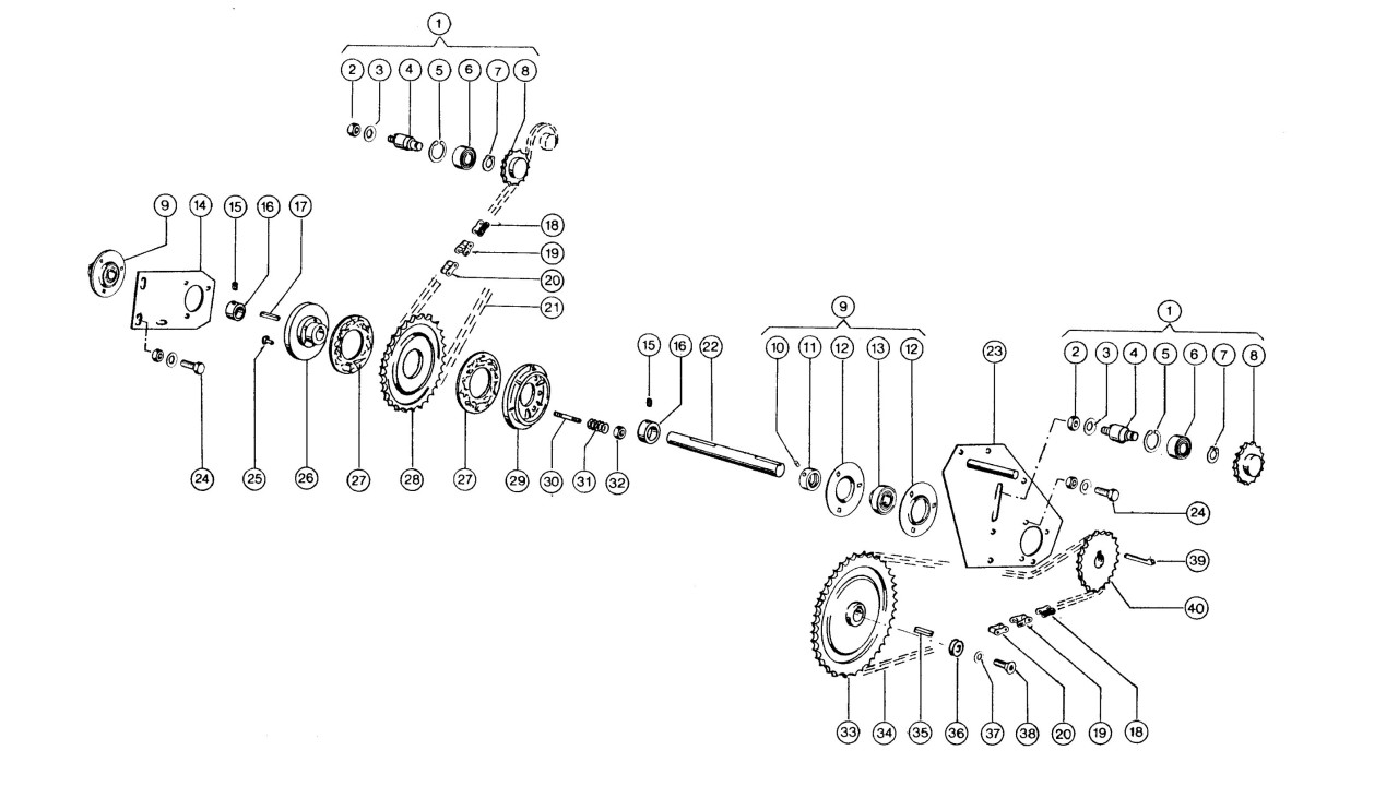 Napęd bębna wciągającego