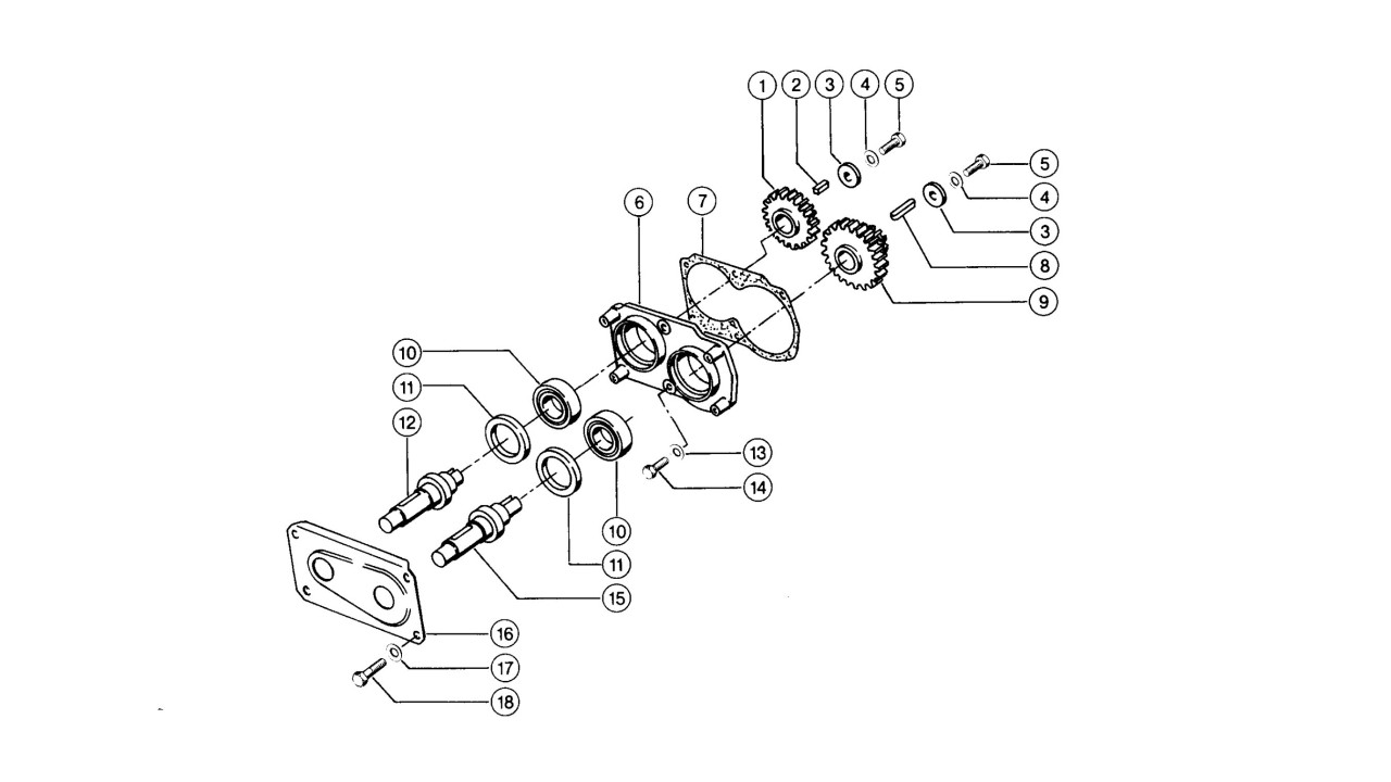 Przekładnia zrywaczy / rotorów