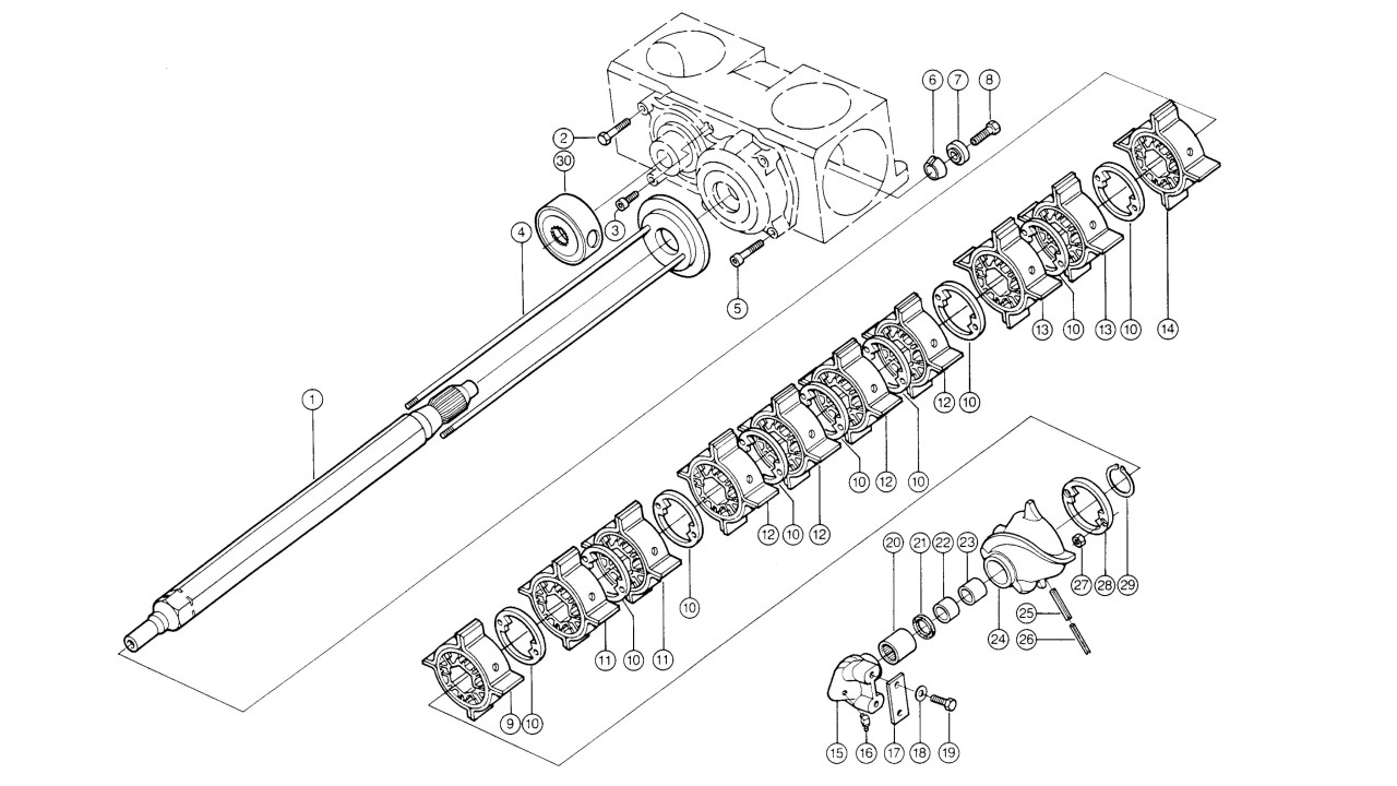 Walce zryczacza / rotory