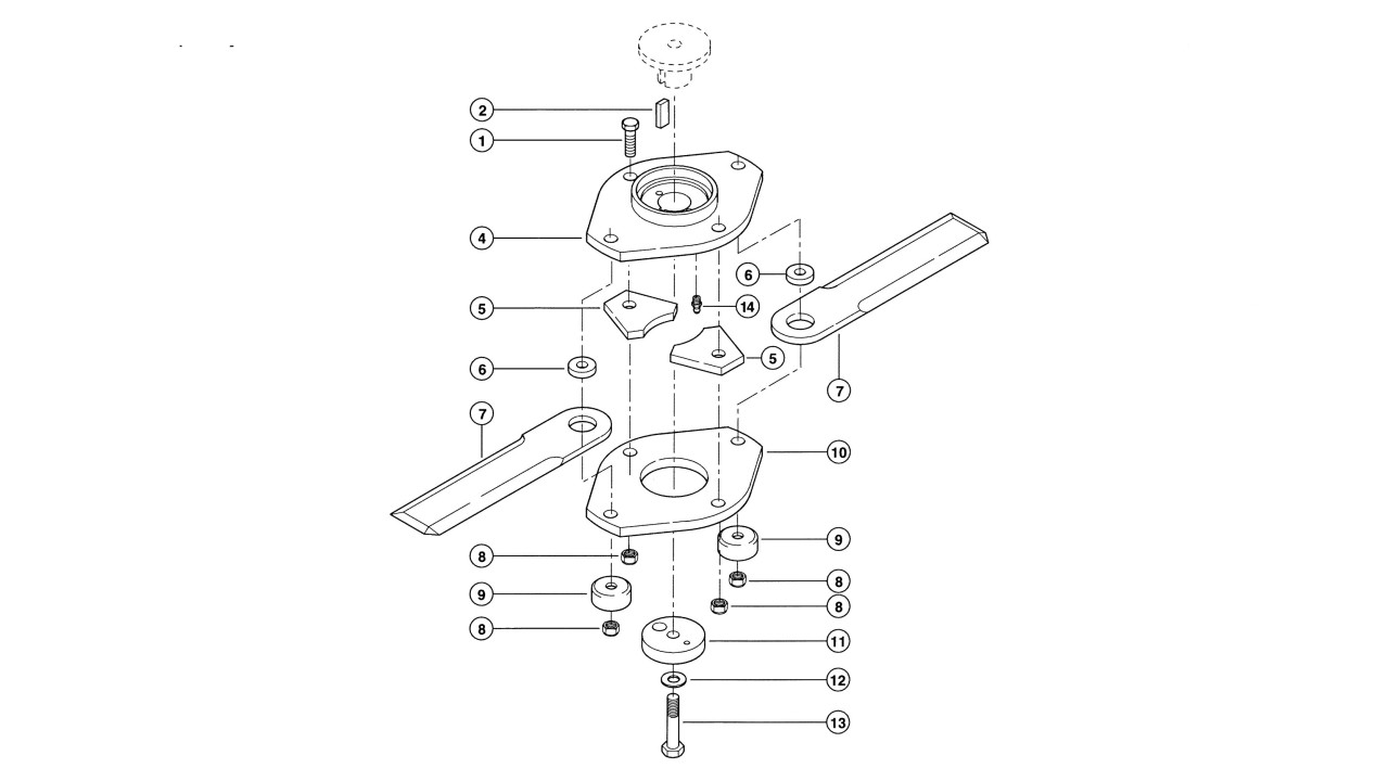 Uchwyt noża docinacza